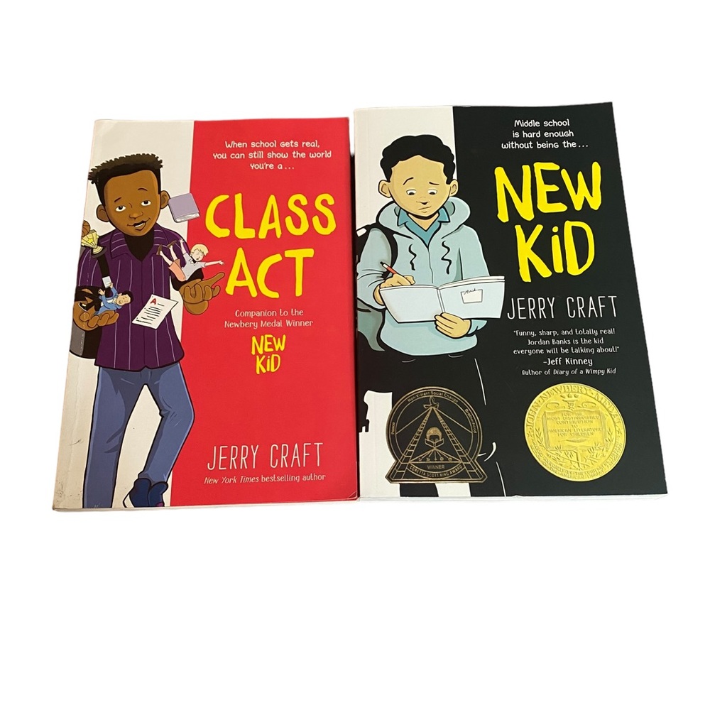 Book bundle: New Kid & Class Act by Jerry Craft
